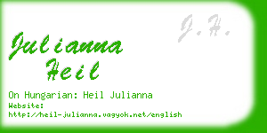 julianna heil business card